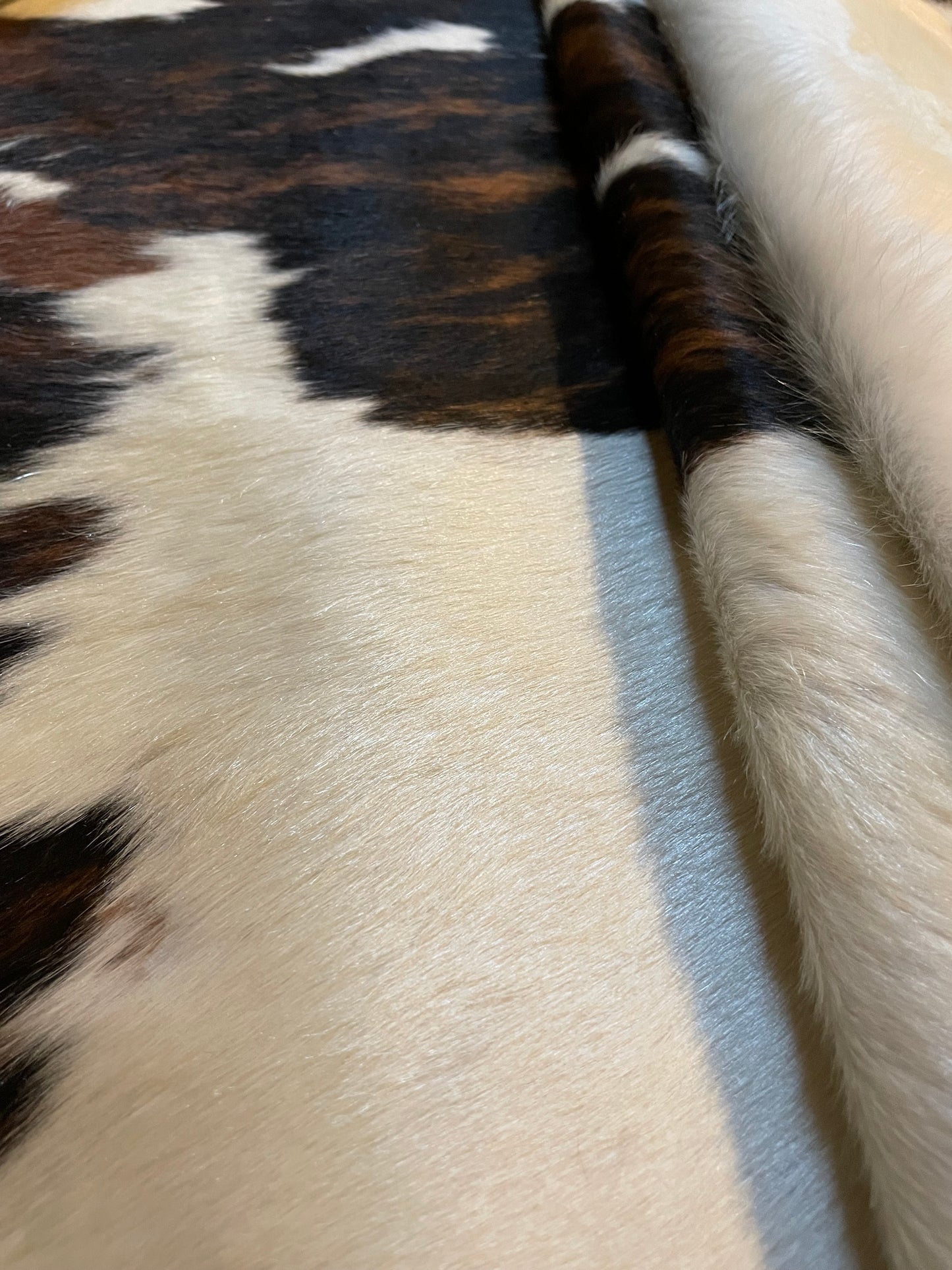 Tricolor Cowhide Rug