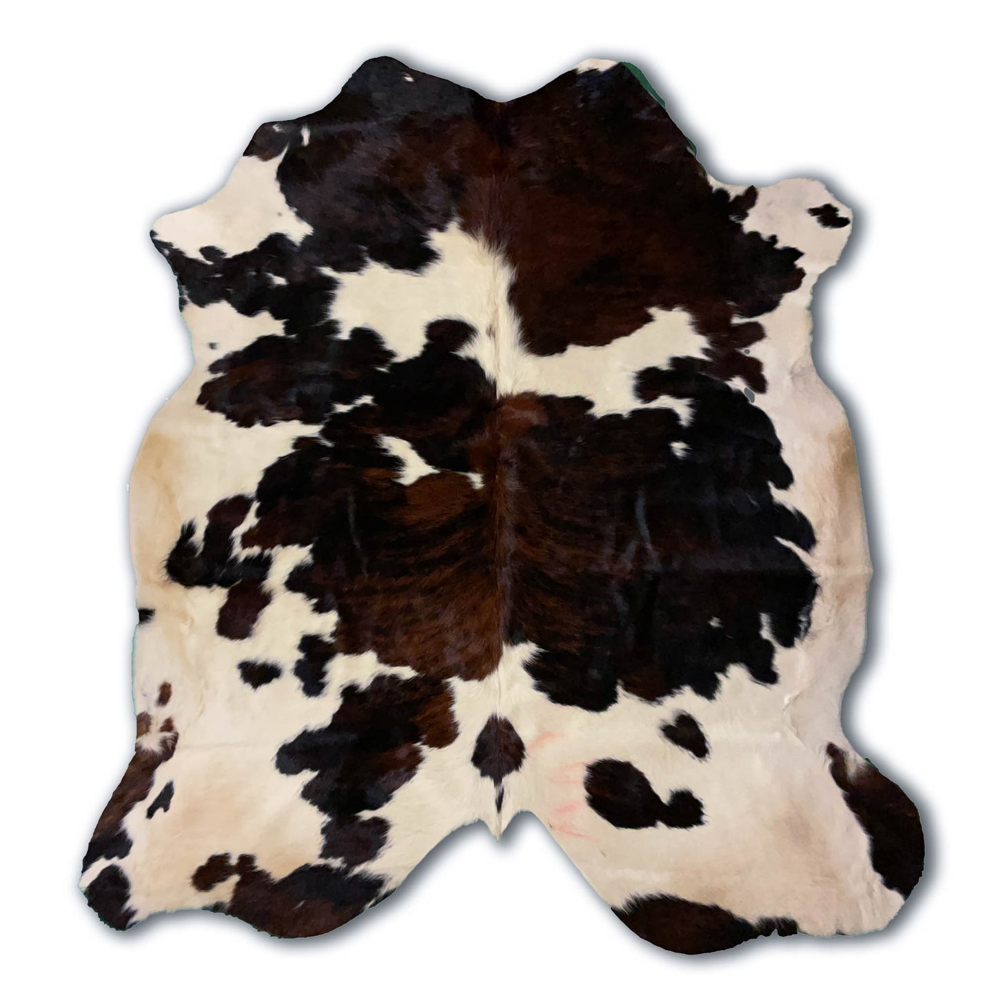 Tricolor Cowhide Rug