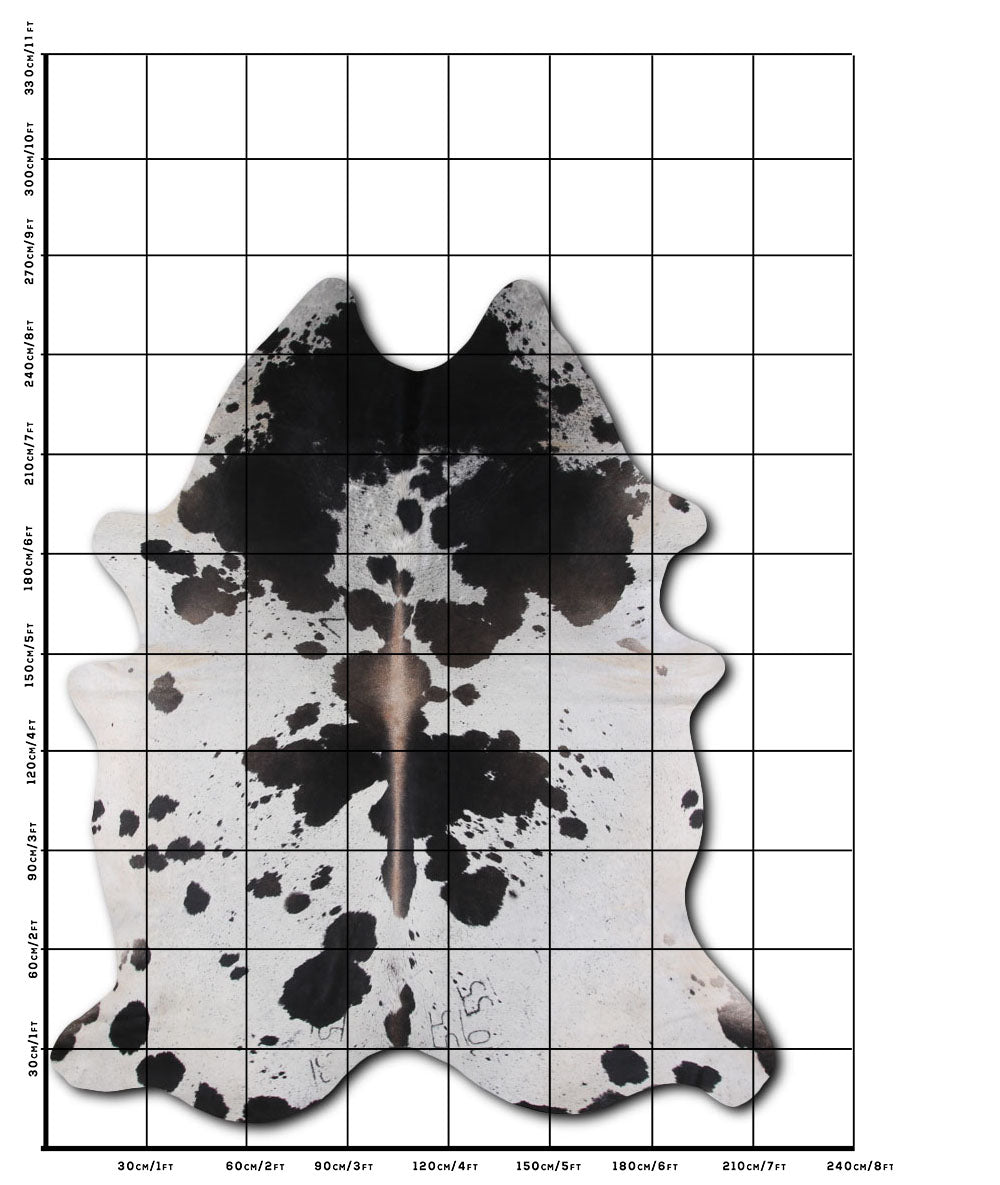 Salt and Pepper Cowhide Rug