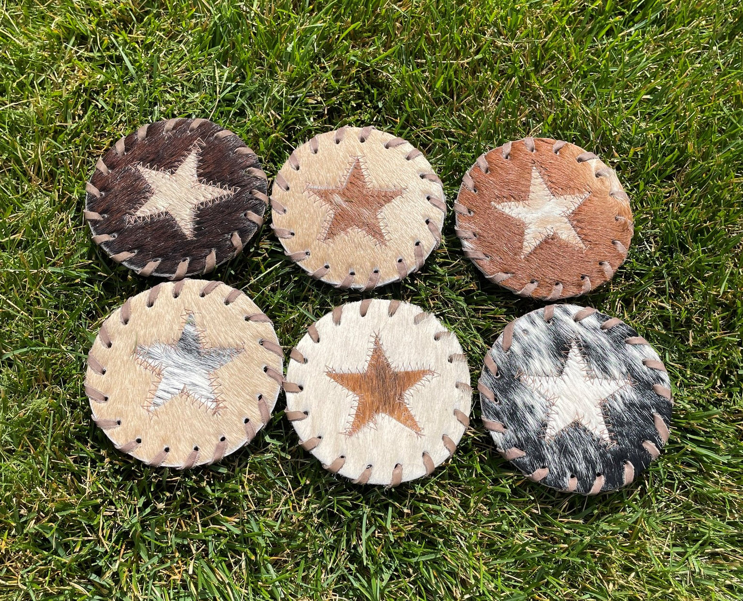 Coasters - Set of 6 - Star Design