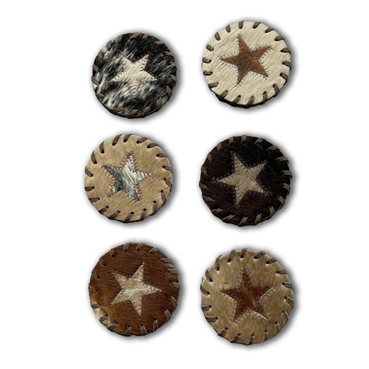 Coasters - Set of 6 - Star Design