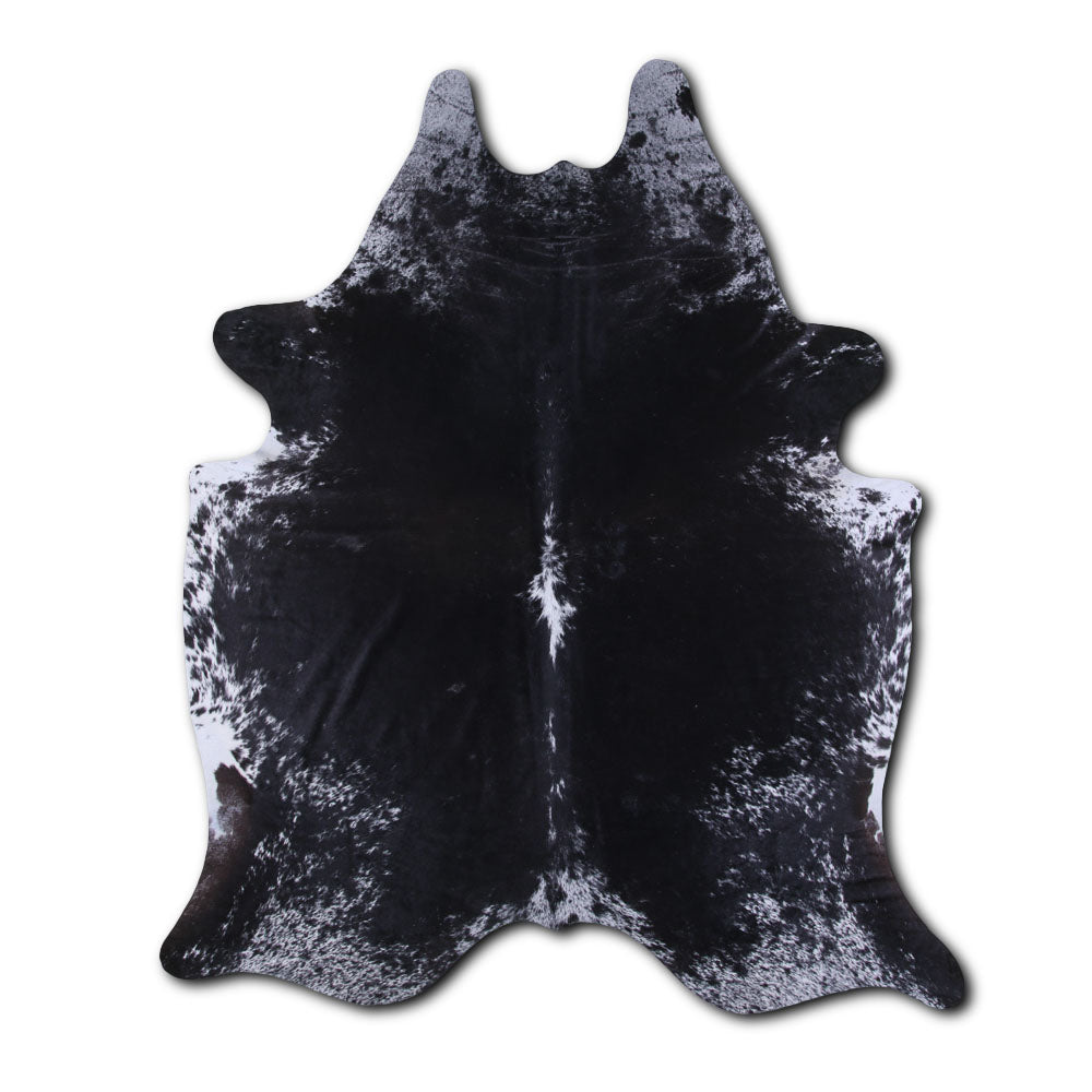 Black and White Cowhide Rug